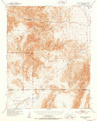 Download a high-resolution, GPS-compatible USGS topo map for Wingate Wash, CA (1952 edition)
