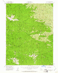 Download a high-resolution, GPS-compatible USGS topo map for Yolla Bolly, CA (1961 edition)