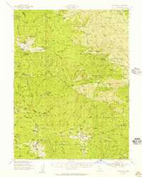 Download a high-resolution, GPS-compatible USGS topo map for Yolla Bolly, CA (1957 edition)