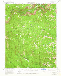 preview thumbnail of historical topo map of Mariposa County, CA in 1956