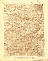 Download a high-resolution, GPS-compatible USGS topo map for Paynes Creek, CA (1935 edition)