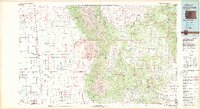 preview thumbnail of historical topo map of Huerfano County, CO in 1982