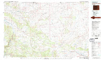 preview thumbnail of historical topo map of Moffat County, CO in 1979