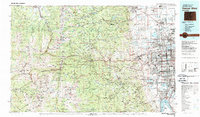 Download a high-resolution, GPS-compatible USGS topo map for Denver West, CO (1988 edition)