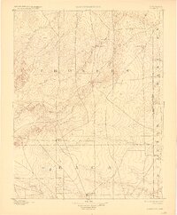 1893 Map of Hamilton County, KS, 1927 Print