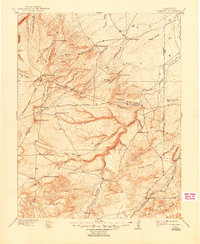 preview thumbnail of historical topo map of Las Animas County, CO in 1897