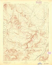 1893 Map of Otero County, CO
