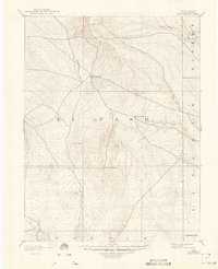 1893 Map of Big Springs, 1948 Print