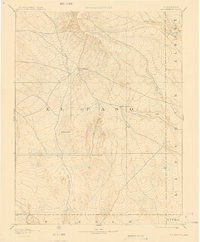 1893 Map of Big Springs, 1909 Print