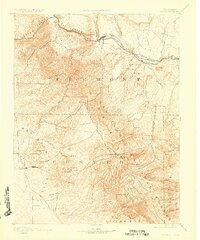 1892 Map of Canon City, 1926 Print
