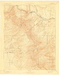 1892 Map of Canon City, 1905 Print