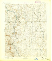 1894 Map of Castle Rock, CO