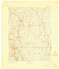 1894 Map of Castle Rock, CO, 1898 Print