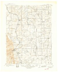1913 Map of Castle Rock, CO, 1948 Print