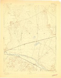 1893 Map of Otero County, CO, 1898 Print