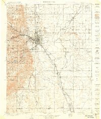 1909 Map of Colorado Springs, 1914 Print