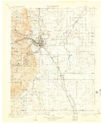 1909 Map of Colorado Springs