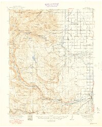 1922 Map of Antonito, CO, 1949 Print