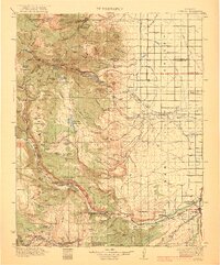 1922 Map of Conejos