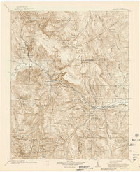 1916 Map of Alpine, CO, 1939 Print