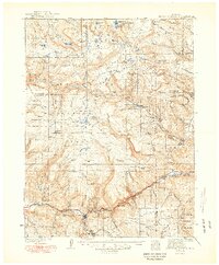 1930 Map of Glenwood Springs, 1949 Print