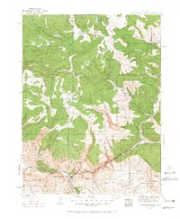 1927 Map of Glenwood Springs, 1967 Print