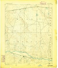 1894 Map of Hamilton County, KS