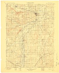 1902 Map of Greeley, 1910 Print