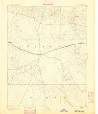 1893 Map of Kit Carson