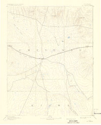 1893 Map of Kit Carson, CO, 1936 Print