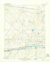 1892 Map of Lamar, 1946 Print