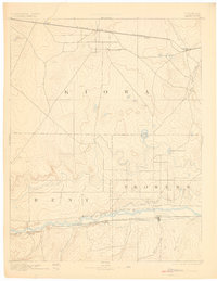 1892 Map of Lamar, 1902 Print