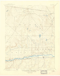 1892 Map of Lamar, 1906 Print