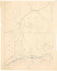 1893 Map of Las Animas, CO, 1900 Print