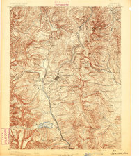 1891 Map of Leadville