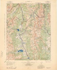 preview thumbnail of historical topo map of Leadville, CO in 1942