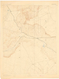 1892 Map of Limon, 1902 Print