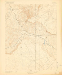 1892 Map of Limon, 1918 Print