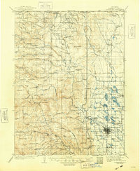 preview thumbnail of historical topo map of Larimer County, CO in 1909
