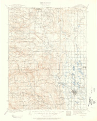 1907 Map of Livermore, 1954 Print