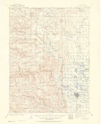 1907 Map of Laramie County, WY, 1964 Print
