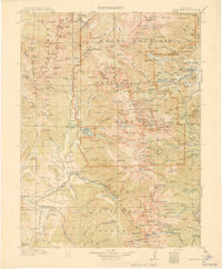 1915 Map of Longs Peak