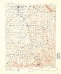 1911 Map of Montrose, 1948 Print