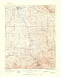 1909 Map of Montrose, 1960 Print