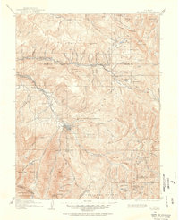 1909 Map of Mount Jackson, 1955 Print