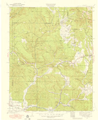 1924 Map of Arboles, CO, 1958 Print