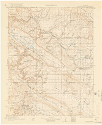 preview thumbnail of historical topo map of Montrose County, CO in 1922