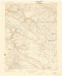 preview thumbnail of historical topo map of Montrose County, CO in 1922