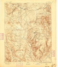 Download a high-resolution, GPS-compatible USGS topo map for Pikes Peak, CO (1896 edition)
