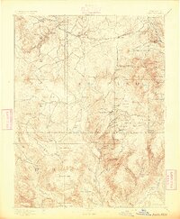 preview thumbnail of historical topo map of Teller County, CO in 1894